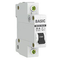 Выключатель нагрузки 1P 25А ВН-29 Basic | код  SL29-1-25-bas | EKF